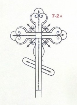 Крест с элементами ковки 7-2А